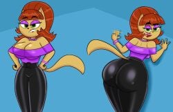 ass big_ass big_breasts big_butt catgirl feline furry kitty_katswell looking_back nickelodeon olerr t.u.f.f._puppy tagme tonra