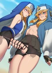 2boys abs anal androgyne_symbol aqua_eyes bar_censor bike_shorts bike_shorts_under_skirt biting biting_lip black_gloves black_skirt blonde_hair blue_dress blush bridget bulge censored crossdressing cum dress dual_persona ejaculation erection female_focus femboy femboy_on_femboy femboy_only fingerless_gloves finneca foreskin frottage girly gloves guilty_gear guilty_gear_strive guilty_gear_xx habit handsfree_ejaculation heart heart-shaped_pupils highres hood hooded_jacket hoodie jacket large_penis long_sleeves male male_focus male_only mars_symbol medium_hair multiple_boys multiple_penises nose_blush nun open_clothes open_hoodie open_mouth otoko_no_ko parted_lips penis penis_size_difference penises_touching pleated_skirt puffy_long_sleeves puffy_nipples puffy_sleeves rolling_eyes selfcest sex short_hair_with_long_locks skirt stomach_bulge symbol-shaped_pupils testicles torn_clothes trap veins veiny_penis x-ray yaoi zipsha