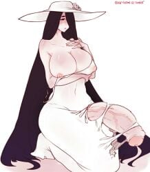 1futa absurdly_long_hair accidental_exposure alternate_version_at_source alternate_version_available areola_slip areolae areolae_visible_through_clothing arm_under_breasts bare_shoulders big_breasts big_hat big_penis black_eyes black_hair breasts clothed clothing dress edit edited erect erect_nipples_under_clothes erect_penis erection erection_under_clothes erection_under_clothing expansion exposed_penis fat_cock flower_in_hat foreskin futa_only futanari getting_erect gyarusatan hachi_(gyarusatan) hair_over_one_eye hard_on hasshaku-sama hat higher_resolution_available huge_cock human humanoid_genitalia humanoid_penis hung_futanari intersex japanese_mythology kneeling large_breasts large_penis light-skinned_futanari light_skin long_dress long_hair looking_at_viewer mostly_clothed navel nipples nipples_visible_through_clothing original pale-skinned_futanari pale_skin partially_retracted_foreskin penis penis_bigger_than_arm penis_expansion penis_growth penis_longer_than_knee penis_out penis_tearing_clothes ripped_clothing see-through_clothing solo solo_futa strap_slip sudden_erection sun_hat thick_penis third-party_edit tight_clothing tight_dress torn_clothes torn_clothing torn_dress uncensored uncircumcised uncut veiny_penis very_long_hair wardrobe_malfunction white_background white_dress white_hat