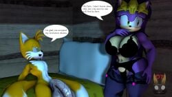 3d devilstophat dialogue english_text fox hedgehog miles_prower milf queen_aleena sega sonic_(series) sonic_the_hedgehog_(series) sonic_underground source_filmmaker tails