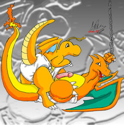 2001 charizard color dragonite glenn interspecies male male_only multiple_males nintendo pokemon pokemon_(species) what wings yaoi