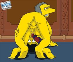 anus ass color famous-toons-facial female human indoors insertion male moe's_tavern moe_szyslak nude penis sex straight tagme testicles the_simpsons vulva