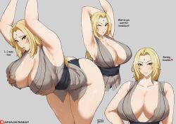 tsunade from naruto by batako