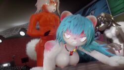 3d animated anthro ass avril bed bedroom big_breasts black_hair blue_hair blush breasts doggy_style dreams fox fur furry green_eyes grey_fur group_sex hd hedgehog holding_ass horny kass male/female/female masturbating_while_watching masturbation muffet_(oc) naked nipples nude nude_female orange_fur orgasm penetration pink_eyes pussy pussy_juice_drip sarafamily serenata_mephitis sex slap slap_mark slapping_butt small_breasts sound spread_legs tagme tail thmxnsfw threesome vaginal_penetration video watching_sex wet white_fur white_hair