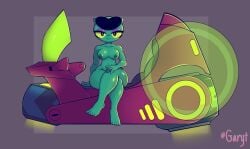 alien alien_girl baiku_eve brawl_stars eve_(brawl_stars) female sitting tagme