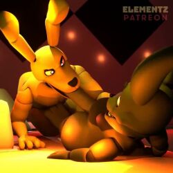 2boys 3d 3d_(artwork) animated animatronic anthro anthro_on_anthro blowjob cock dick elementz808 erection fellatio five_nights_at_freddy's five_nights_at_freddy's_3 five_nights_at_freddy's_4 fnaf gay humanoid long_penis looking_at_another male male/male male_only open_mouth oral oral_sex penis plushtrap plushtrap_(fnaf) rabbit scottgames sex short_playtime sloppy_blowjob smaller_male sound springtrap springtrap_(fnaf) tagme tongue video