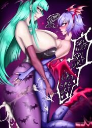 1futa 1girls ahe_gao big_breasts bigger_female blush blushing breast_size_difference breasts breasts_bigger_than_head clothed clothed_sex clothing cum cum_between_thighs cum_overflow cumshot darkstalkers duo ejaculation female female_on_futa femdom forced futa_on_female futanari futasub grabbing holding huge_breasts humanoid humanoid_penis ibimsjackyyy incest large_breasts larger_female lifting_person light-skinned_futanari light_skin lilith_aensland looking_at_another looking_at_partner mommy_kink morrigan_aensland orgasm penis rape rolling_eyes seductive_look seductive_smile self_upload siblings sisters size_difference small_breasts smaller_futanari standing succubus taller_girl thick thick_ass thick_thighs thigh_sex thighjob x-ray