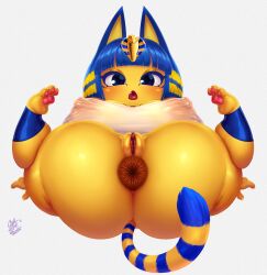 ankha from animal crossing by captainjerkpants
