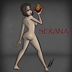 bethesda_softworks character_name female lord_sarloc serana skyrim stripgame the_elder_scrolls vampire