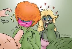 afro big_breasts big_penis blowjob electric_slide_(pvz) female glitter_zombie_(pvz) light-skinned_male male oral plants_vs_zombies plants_vs_zombies:_battle_for_neighborville pvz zombie zombie_(pvz) zombie_girl