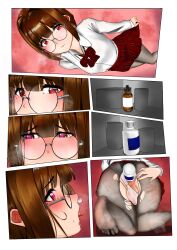 2022 7koma alternate_version_available anal anal_masturbation ass black_pantyhose blush brown_hair crossdressing embarrassed femboy girly glasses horny in_heat masturbation mole mole_under_eye morishita_naru multiple_images multiple_scenes multiple_views object_in_ass object_insertion on_knees panties panties_aside panties_under_pantyhose pantyhose red_eyes round_glasses skirt slap slap_mark slap_marks spank_mark spank_marks spanked spanked_ass spanked_butt spreading spreading_anus spreading_ass spreading_own_anus spreading_own_ass steaming_body steamy_breath thick_thighs thighs tongue tongue_out torn_pantyhose trap white_panties