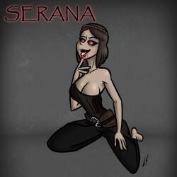 bethesda_softworks character_name lord_sarloc serana skyrim stripgame the_elder_scrolls vampire