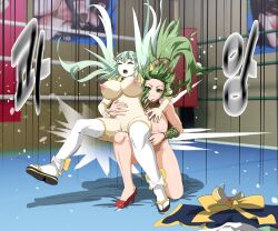 2girls alternate_costume attack bangs bare_legs bikini bikini_top breasts breasts_out catfight cleavage closed_eyes competition crossover fate/grand_order fate_(series) female female_only femdom femsub fight fire_emblem fire_emblem_awakening green_eyes green_hair high_heels kiyohime_(fate/grand_order) large_breasts legs long_hair multiple_girls naked_footwear naked_thighhighs nintendo nipples nude nude_female pointy_ears ponytail red_bikini red_swimsuit sound_effects swimsuit thick_thighs thighhighs tiki_(adult)_(fire_emblem) tiki_(fire_emblem) twintails very_long_hair wrestling wrestling_queen wrestling_ring yellow_bikini yellow_swimsuit yuri