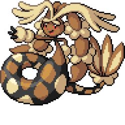 furry fusion lamia lopunny mega_evolution mega_lopunny milotic pokémon_(species) pokemon pokemon_(species) sprite tagme transparent_background
