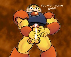 cum guts_man male_only mega_man mega_man(classic) robot