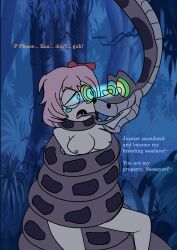 coiling coils crossover disney doki_doki_literature_club hypnosis kaa kaa_eyes sayori_(doki_doki_literature_club) snake