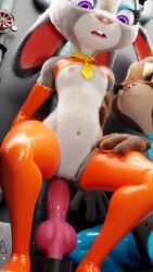 2girls 3d 9:16 animated anthro bad_dragon clothing dildo dildo_riding disney dog_dildo duo fan_character female female_masturbation female_only female_penetrated flat_chest fur furry furry_female furry_only judy_hopps knotted_dildo latex latex_thighhighs masturbation mp4 nipples no_sound orange_thighhighs pochemu purple_eyes pussy rabbit rabbit_girl rubber sex_toy short_playtime shorter_than_10_seconds small_breasts solo_focus stockings thighhighs toeless_legwear vaginal vaginal_insertion vaginal_masturbation vaginal_penetration vertical_video video yellow_eyes zootopia