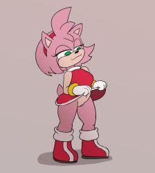 :3 amy_rose anthro breasts clothed clothing darkpatito female fur furry furry_only green_eyes no_panties png presenting presenting_pussy pussy skirt skirt_lift solo sonic_(series) sonic_the_hedgehog_(series) standing tagme tail