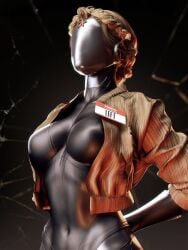 1female 1girls 3d atomic_heart big_breasts female female_only gynoid huge_ass humanoid left_(atomic_heart) name_tag robot robot_girl robot_humanoid solo solo_female the_twins_(atomic_heart) thick_ass thick_thighs wide_hips word2