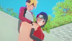 3d ahe_gao armpit armpit_fetish armpit_sex armpits boruto:_naruto_next_generations cum female hentaipuppeteer koikatsu naruto naruto_(series) sarada_uchiha uzumaki_boruto