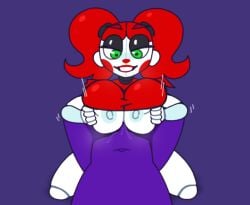 baby_(fnafsl) circus_baby circus_baby_(fnaf) colored_skin crushtrap five_nights_at_freddy's five_nights_at_freddy's:_sister_location male_pov michael_afton paizuri pov smile