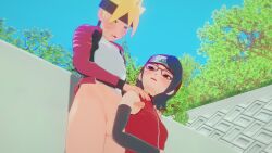 3d ahe_gao armpit armpit_fetish armpit_sex armpits boruto:_naruto_next_generations cum female hentaipuppeteer koikatsu naruto sarada_uchiha uzumaki_boruto