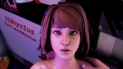 1girls 2boys 3d blender bob_cut brown_hair d10nys1us double_penetration female human life_is_strange light-skinned_female light_skin male max_caulfield mmf mmf_threesome multiple_boys nathan_prescott pale_skin teaser warren_graham