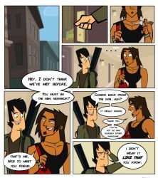 2boys alejandro_burromuerto_(tdi) aletrent comic comic_page gay male_only speech_bubble tagme tdda19 total_drama_island trent_(tdi) yaoi