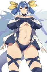 1girls 2020s 2023 angel angel_girl angel_wings arc_system_works asymmetrical_wings bangs bare_shoulders belt black_choker black_panties black_thighhighs blue_hair breasts choker collarbone dated detached_sleeves digital_drawing_(artwork) digital_media_(artwork) dizzy_(guilty_gear) eyebrows eyebrows_visible_through_hair eyelashes feathered_wings feathers female female_focus female_only gluteal_fold groin guilty_gear guilty_gear_x guilty_gear_xx hair hair_between_eyes hair_ribbon hair_rings highres humanoid humanoid_hands hybrid kuma_(jk0073) large_breasts long_hair long_sleeves midriff milf monster monster_girl mother navel off_shoulder open_mouth panties parent puffy_long_sleeves puffy_sleeves red_eyes ribbon sideboob sidelocks signature simple_background skindentation solo solo_female solo_focus stomach tail thick_thighs thigh_gap thighhighs thighs toned toned_female toned_stomach twintails twitter underboob underwear white_background wide_hips wings yellow_ribbon