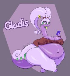 anthro big_breasts breasts cinderdraws female gladis_(heccer) goodra pokémon_(species) pokemon pokemon_(species) tagme