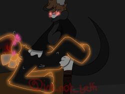 anthro artist_request black_fur blush_stickers infernus infernus_(transfur_outbreak) male roblox robloxian source_request stomach_bulge tagme transfur_outbreak