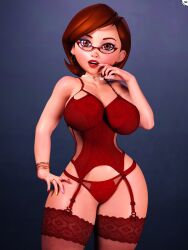 1girls 3d athletic athletic_female big_ass big_breasts bottom_heavy breasts brown_hair bubble_ass bubble_butt bustier busty disney elastigirl eyebrows eyelashes eyes female female_only fit fit_female garter_straps glasses hair helen_parr heroine hips hourglass_figure huge_ass human large_ass large_breasts legs light-skinned_female light_skin lingerie lips mature_female milf mother nail_polish pearl_necklace pixar rainbow_nails red_lingerie red_socks red_stockings red_thong short_hair smooth_skin socks stockings superhero superheroine the_incredibles the_incredibles_2 thick thick_hips thick_legs thick_thighs thigh_socks thighhighs thighs thong top_heavy upper_body urqqurqq voluptuous waist wide_hips