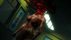 3d big_breasts breasts capcom corruption female female_only hair head_parasite host human mod monster monster_girl ne-α_type nightmare_fuel nightmare_waifu nipples nude nude_female parasite pubes resident_evil resident_evil_3 resident_evil_3_remake screencap standing