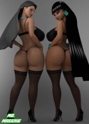 2girls 3d ass athletic athletic_female big_ass big_breasts black_hair bottom_heavy breasts brown-skinned_female brown_body brown_eyes brown_hair brown_skin bubble_ass bubble_butt busty chel cleavage copper_skin curvaceous curvy curvy_figure dark-skinned_female dark_hair dark_skin digital_media_(artwork) disney disney_princess dreamworks eyebrows eyelashes eyes female female_focus fit fit_female hair hips hourglass_figure huge_breasts human large_ass large_breasts legs lips mesoamerican mrmasskie native native_american pocahontas pocahontas_(character) real_person red_lips slim slim_waist south_american the_road_to_el_dorado thick thick_ass thick_legs thick_thighs thighs top_heavy upper_body voluptuous waist wide_hips