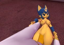 3d 3d_(artwork) 3d_model animal_crossing ankha ankha_(animal_crossing) ankha_(hazeker) big_breasts big_penis breast_grab breasts deziemniaczek dominant domination doubutsu_no_mori garry's_mod hazeker john_paul_ii nairu_(doubutsu_no_mori) nintendo poland pope pov sex vatican weird_crossover what yellow_body yellow_penis