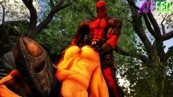 2boys 3d anal anal_sex animated ass clothing deadpool erection forest from_behind gay helmet hi_res knight male male/male male_only male_penetrating marvel marvel_comics mask mostly_clothed mp4 muscular muscular_male naked no_sound nude outside penis presenting_butt rtzero sex short_playtime skyrim skyrim_hold_guard tagme the_elder_scrolls video