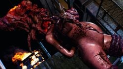 3d big_breasts breasts capcom corruption female female_only genitals giving_birth head_parasite host huge_breasts human mod monster monster_girl ne-α_type nightmare_waifu nipples nude nude_female parasite pregnant pregnant_female pubes pussy resident_evil resident_evil_3 resident_evil_3_remake screencap tentacle thick_thighs trypophobia veins