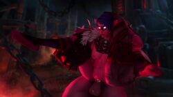 1boy 1girls 2016 3d animated athletic_female balls blackhand blizzard_entertainment blue_hair bouncing_breasts breasts half_nelson horde_domination interspecies large_penis legs_held_open night_elf no_sound orc orc_(warcraft) orc_male orced penis pointy_ears purple_skin reverse_stand_and_carry_position reverse_suspended_congress rexxcraft sex spread_legs tagme thisalee_crow vaginal_penetration vaginal_sex video warcraft world_of_warcraft