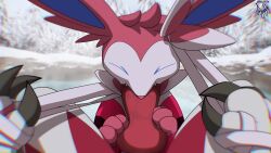 2boys animated cum cum_in_mouth cum_inside deepthroat eeveelution eparihser face_fucking facefuck feral_on_feral gay knot knotting longer_than_30_seconds lycanroc male male/male male_only midnight_lycanroc mp4 nintendo oral oral_knotting oral_sex penis pokémon_(species) pokemon pokemon_(species) sex sound sylveon throat_fuck throat_pounding thrusting thrusting_into_mouth video yaoi