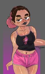 cookie_run gym_clothes spicemanart star_(hexanne) sweat tagme