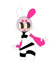 :3 adorable alien animated animation cat_mouth clothed clothes clothing color_change dancing facing_viewer flat_chest gloves helmet hips looking_at_viewer sploot_(unknownspy) striped_body thick thick_thighs thighs twerking unknownspy unknownspy_(artist)