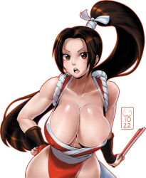 mai shiranui from fatal fury by bosomforpillow