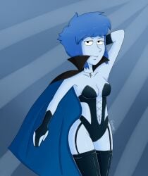 1girls big_ass big_breasts blue_hair blue_skin female lapis_lazuli_(steven_universe) steven_universe tagme thick_thighs timelessgear