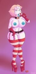 1girls big_ass big_breasts blue_eyes christmas female pearl_(steven_universe) pink_hair steven_universe tagme thick_thighs timelessgear white_skin