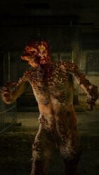 3d clicker cordyceps eyeless fungus hair infected male male_only monster naughty_dog nipples non-human nude open_mouth penis pubes screencap simple_background solo sony_interactive_entertainment teeth the_last_of_us the_last_of_us_2 tongue veins