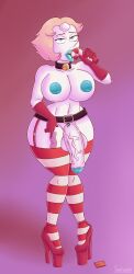 1futa 2019 areolae balls big_ass big_breasts big_hips big_penis blonde_hair blue_eyes blue_lipstick breasts christmas flaccid futa_only futanari gloves humanoid humanoid_penis lipstick nipples nude pearl_(steven_universe) penis pink_hair short_hair solo standing steven_universe thick_thighs timelessgear white_skin wide_hips