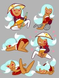 <3 anon artist_request bamboo collage cookie_run cookie_run_ovenbreak cunnilingus face_down_ass_up female female_only finger_in_pussy fingering_self kumiho_cookie presenting pussy_juice tagme