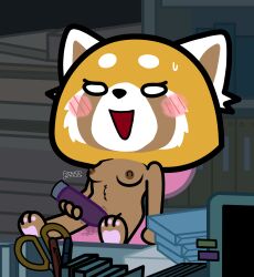 1girls 2023 2d 3_fingers 3_toes accurate_art_style after_hours aggressive_retsuko aggretsuko anthro areola areolae aroused bare_arms bare_breasts bare_legs bare_midriff bare_shoulders barefoot blush breasts brown_body color colored completely_naked completely_naked_female completely_nude completely_nude_female detailed_background erect_nipples female female_only hi_res high_resolution highres holding_object holding_vibrator j_d_ masturbating masturbation naked naked_female netflix nipples no_bra no_clothes no_panties nude nude_female nudity office office_chair office_setting onomatopoeia open_mouth orgasm orgasm_face perky_nipples pink_chair pleasure_face pleasured purple_vibrator pussy_juice_stain red_panda retsuko sanrio self_upload sex_toy simple_shading sitting sitting_on_chair small_breasts smooth_fur solo solo_female sweat sweatdrop sweating uncensored vibrator white_eyes