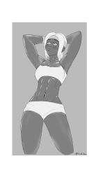 abs arms_up dark-skinned_female dark_skin muscular muscular_female sweetpotat0