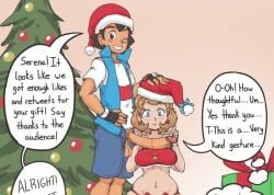 1boy 1girls amourshipping animated big_ass big_breasts big_penis blonde_hair blue_eyes boobs christmas christmas_outfit comic comic_dub cum cum_in_pussy cum_inside dialogue female hourglass_figure huge_breasts human immortalstar impregnation longer_than_one_minute male mating_press ovum pale_skin penetration penis pokemon pokemon_(anime) pokemon_xy satoshi_(pokemon) serena_(pokemon) sex slideshow sound text thick_thighs vaginal vaginal_penetration video voice_acted x-ray